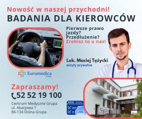 Badania lekarskie dla kierowców Świecie – szybkie orzeczenia